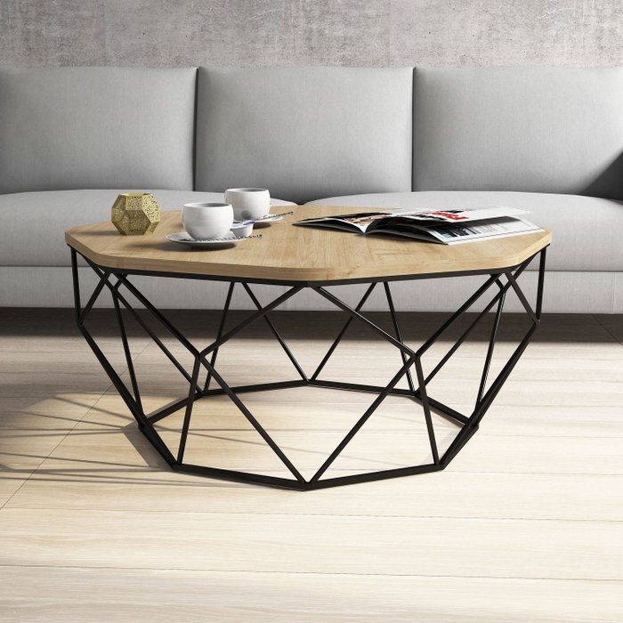 Hanah Home Diamond - Oak Mesa de Centro Roble